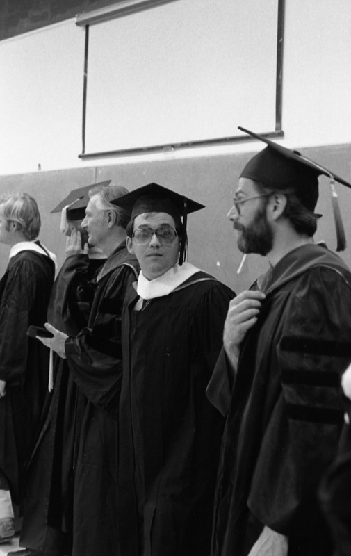 1981 Graduation, Faculty Prep 02