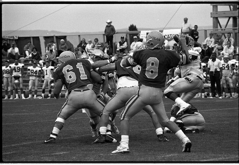 1991 Football Action, Western Washington University at EOSC 11