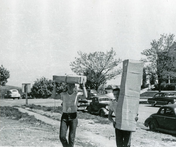 1951 Pierce Library, Moving In 18