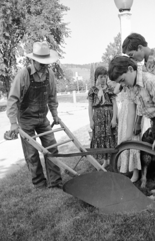 1987 Ackerman Elementary School, Pioneer Days, Farmer 12