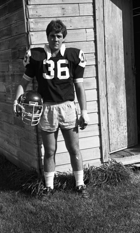 1984 Football Player, October Portraits 61