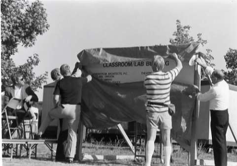1988 Loso Hall, Groundbreaking Ceremony, Sign 05