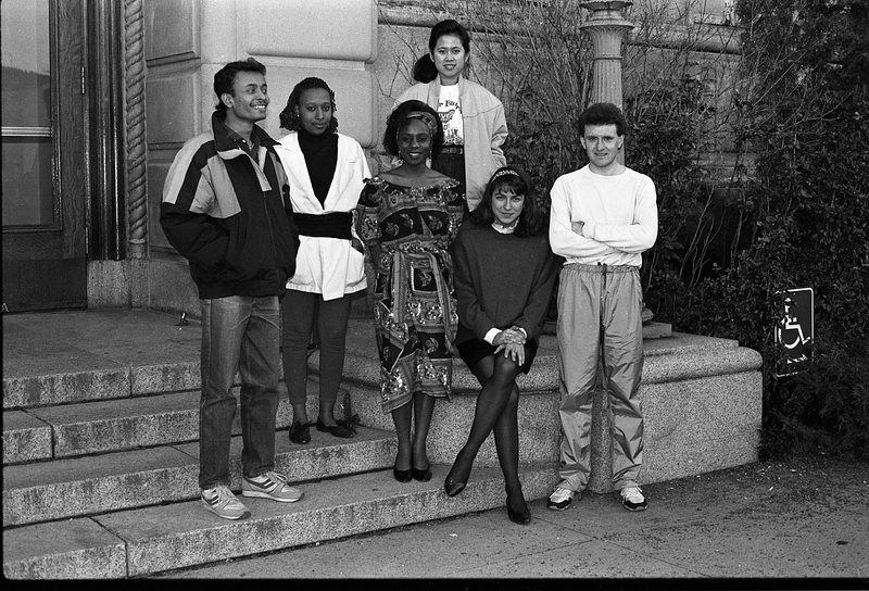 1991 Scholarships, International Student Group Portraits 03