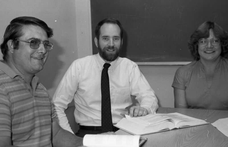 1985 Students, Consult Professor John Blanchard 11
