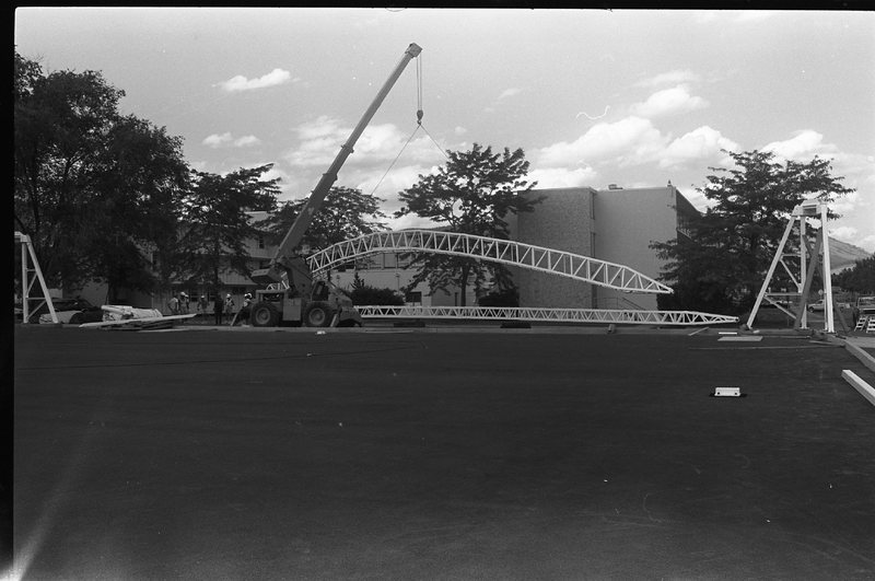 1988 Campus, Tennis Courts Construction 01