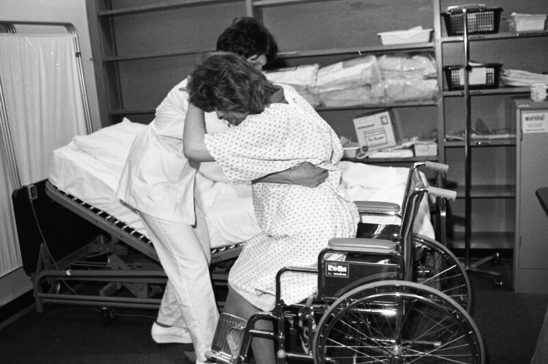1986 Nursing Program, Wheelchair Assistance 02