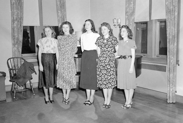 1947-48 Residence Life, Coeds 1-3