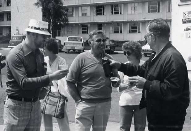 1981 Micronesian Trip, Departure Party 01