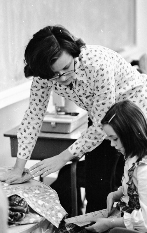 1974 Ackerman Elementary School, Sewing 05