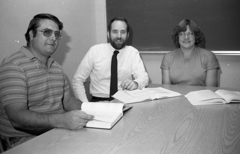 1985 Students, Consult Professor John Blanchard 09