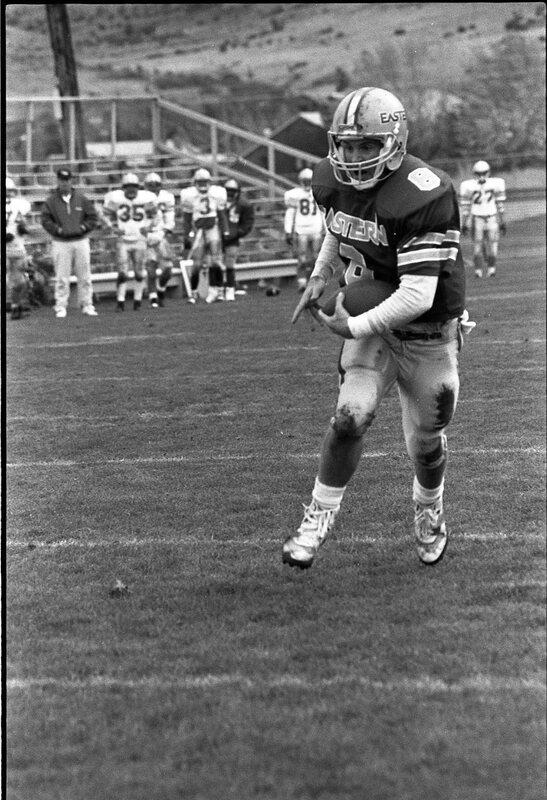 1991 Football Action, Western Oregon University at EOSC 22