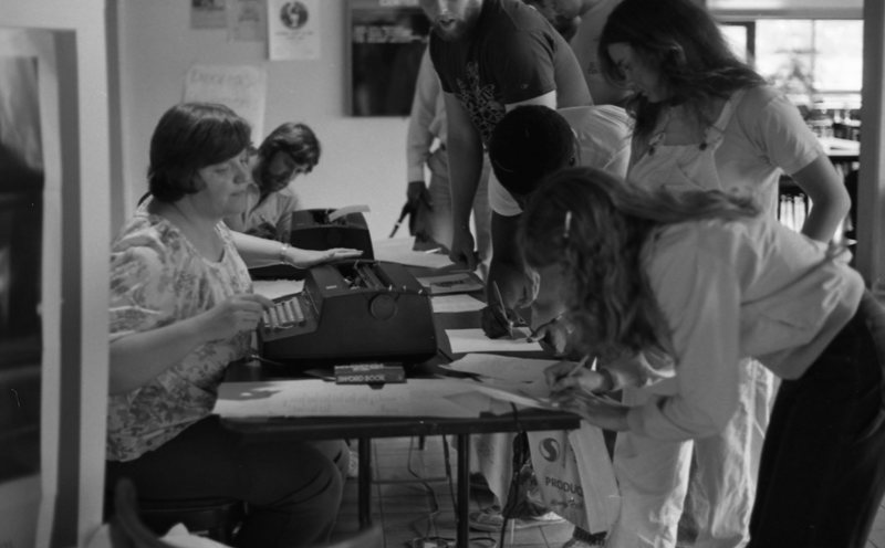 1981 Students, Typing 09