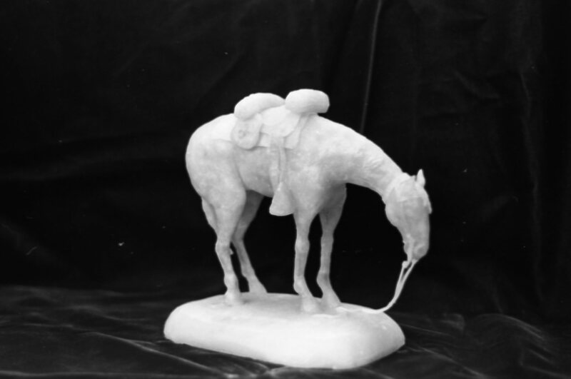 1978 Sculpture, Saddled Horse 05
