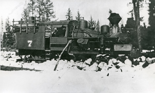 Train Engine, Heisler #7 3