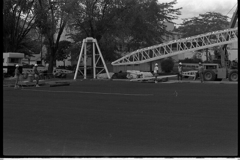 1988 Campus, Tennis Courts Construction 10