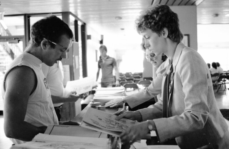 1985 Hoke Information Counter, Fall Term Registration 16
