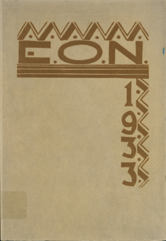 1933 EON Yearbook