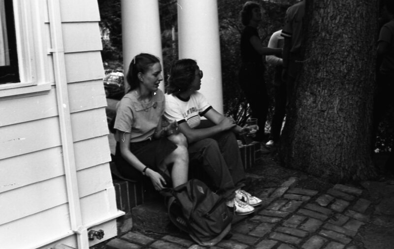 1984 Student Reception at President Gilbert's House 14