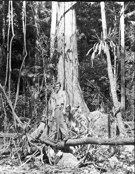 Bob Casey at Base of Tree