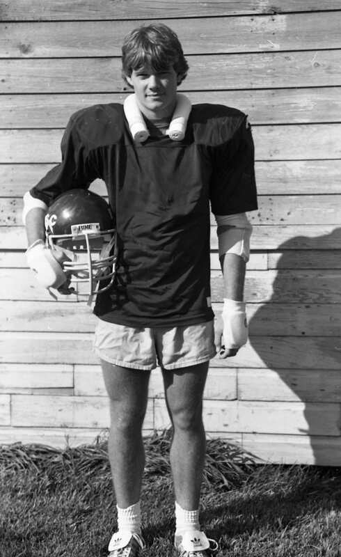 1984 Football Player, October Portraits 11