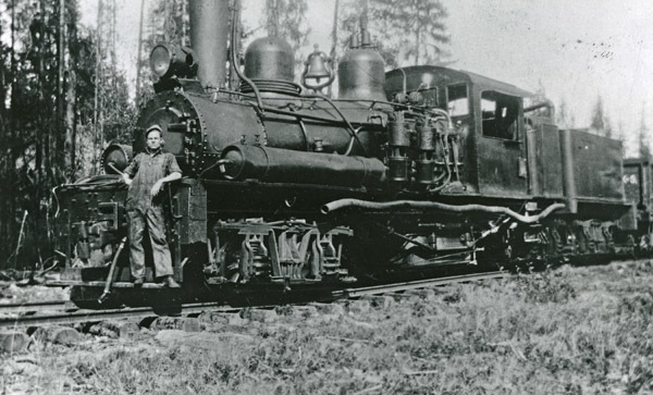 Train Engine, Shay Locomotive 4