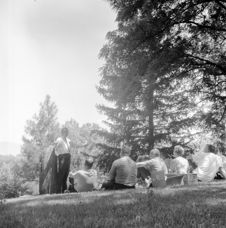 1968 Unidentified Guest Speaker, Outdoors 07