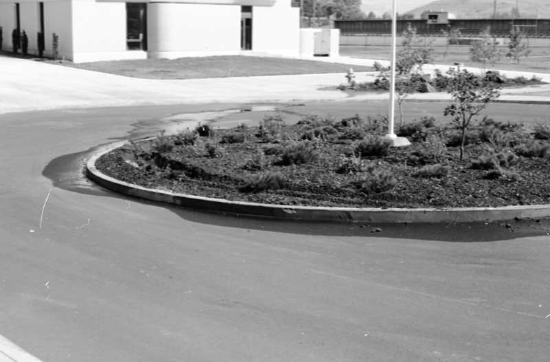 1974 Traffic Circle Damage 01