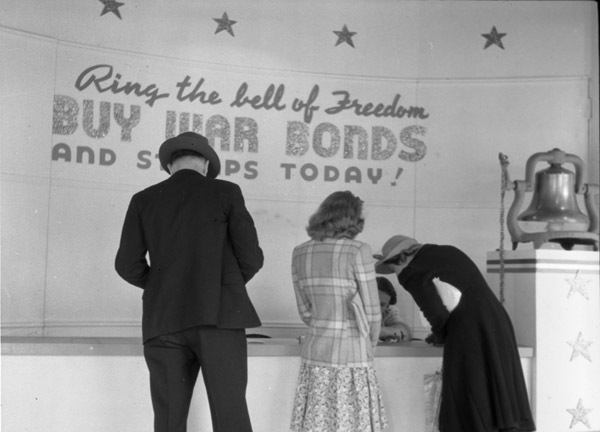 War Bonds Sales Booth