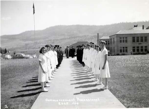 1944 Graduation Procession 3