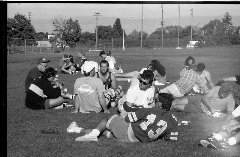 1990 Alumni Football Game, BBQ 02