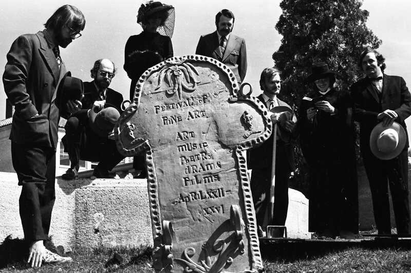 1974 Employees, Mock Funeral 13