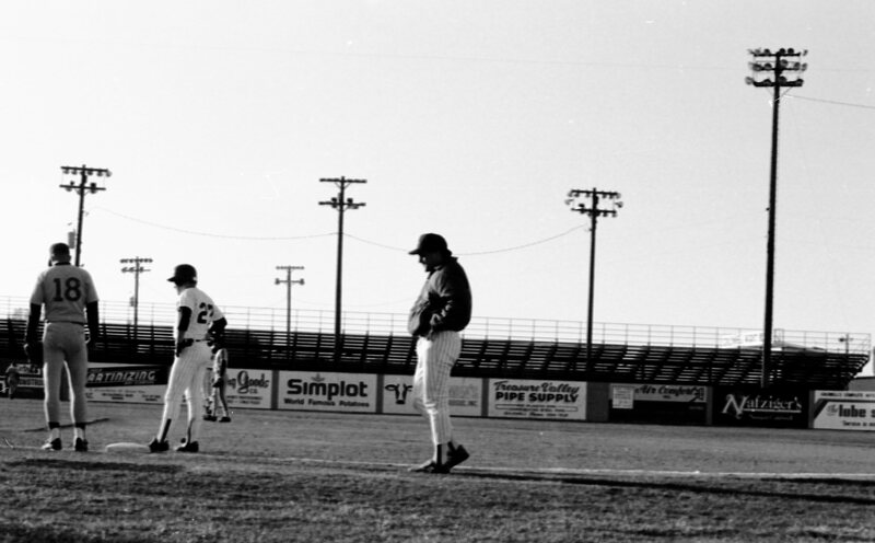 1987 Baseball Game in Caldwell, Idaho, Action 12