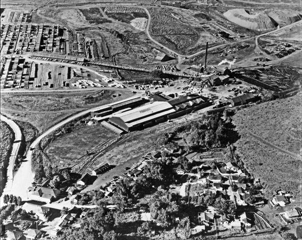 Aerial, Pondosa Sawmill