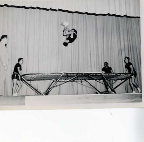 1954-55 Gymnastics, Trampoline