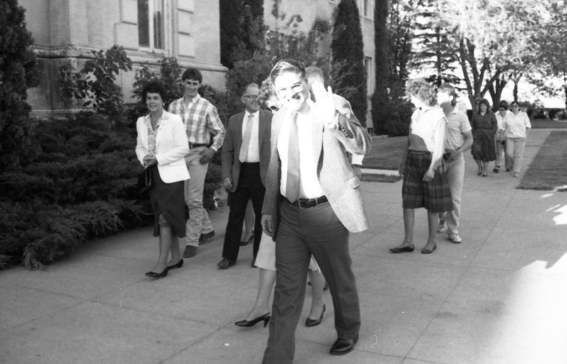 1988 Awards Assembly, Walking 01