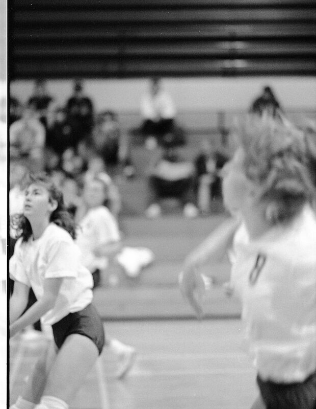 1991 Volleyball Action, Northwest Nazarene College at EOSC 06