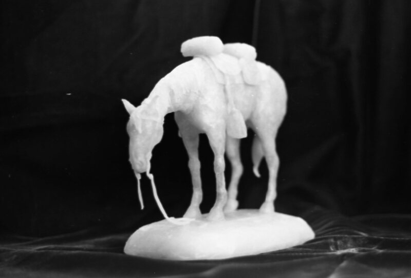 1978 Sculpture, Saddled Horse 08