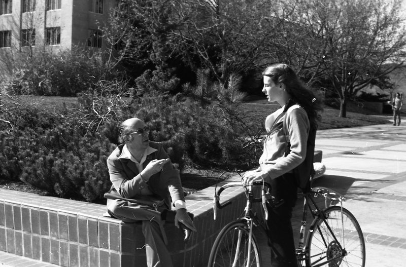 1981 Student, Consults Professor 05