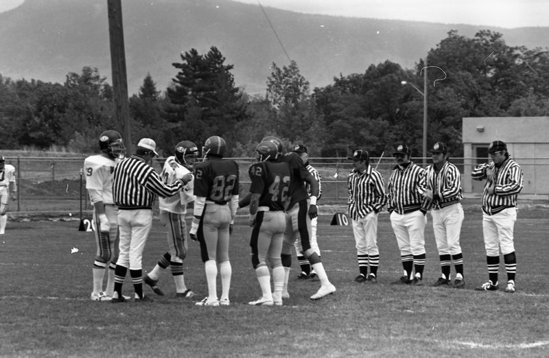 1981 Football, September 29th Game, Coin Toss 01
