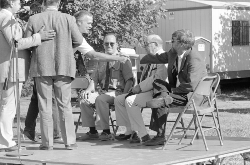 1988 Loso Hall, Groundbreaking Ceremony, Set-up 04