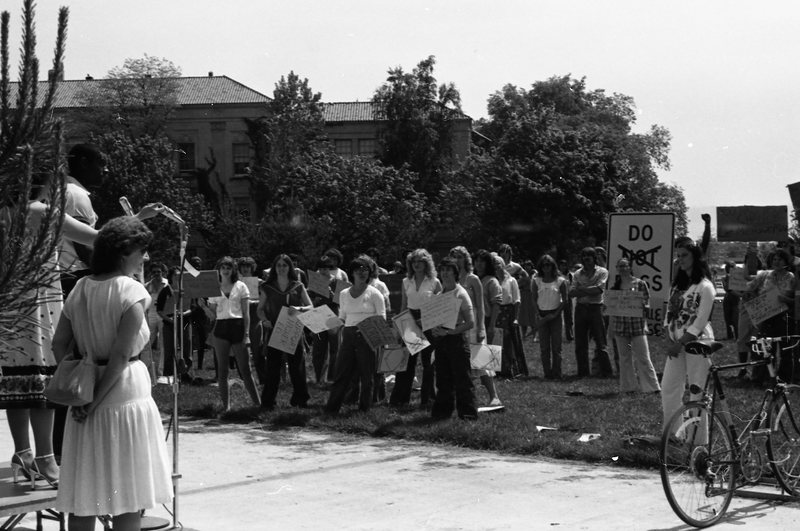 1981 Students, Protest Rally 09