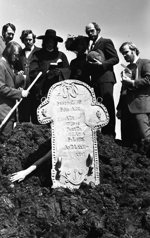 1974 Employees, Mock Funeral 16