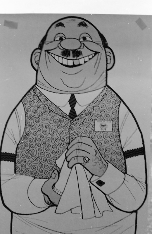 1983 Drawing, Waiter