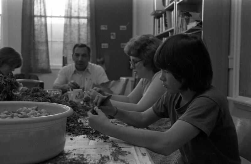 1977 Native American Root Feast, Preparation 02