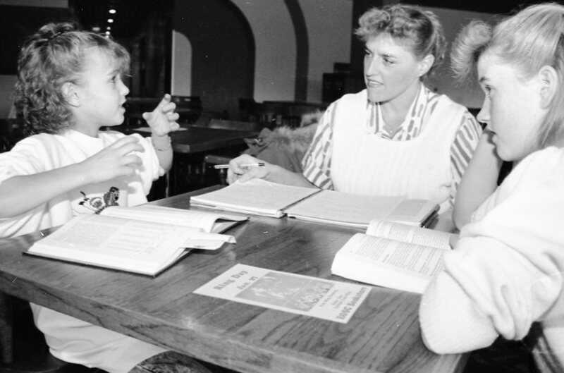 1988 Promotional Material with Peggy Pittock and Children 12