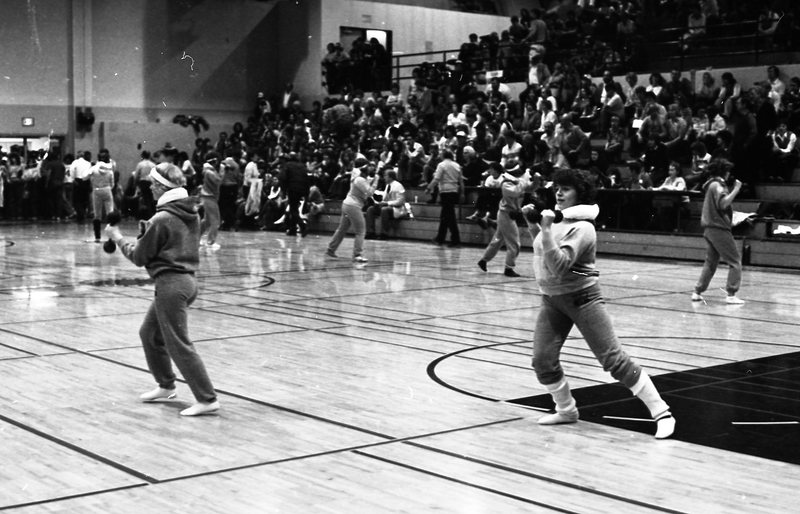 1982 High school Wapiti League Basketball Tournament, Elgin Drill Team 01