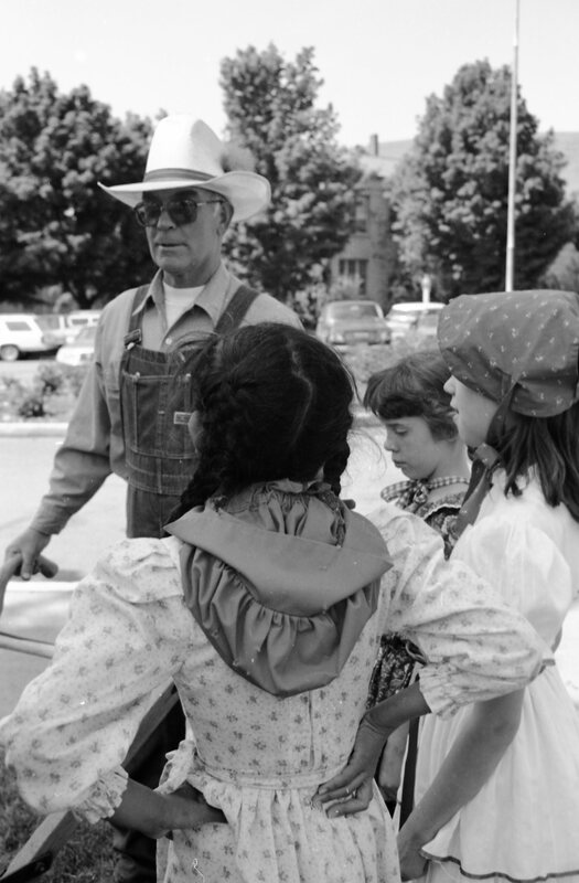 1987 Ackerman Elementary School, Pioneer Days, Farmer 09