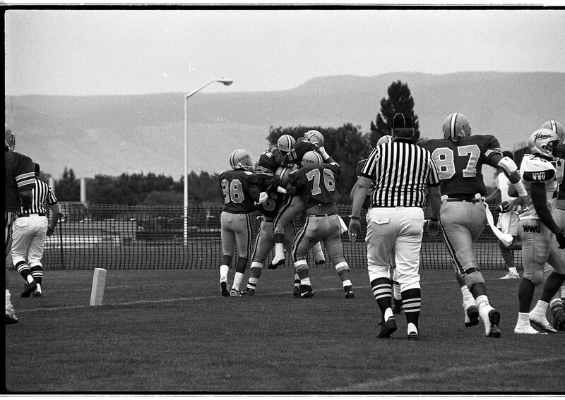 1991 Football Action, Western Washington University at EOSC 13