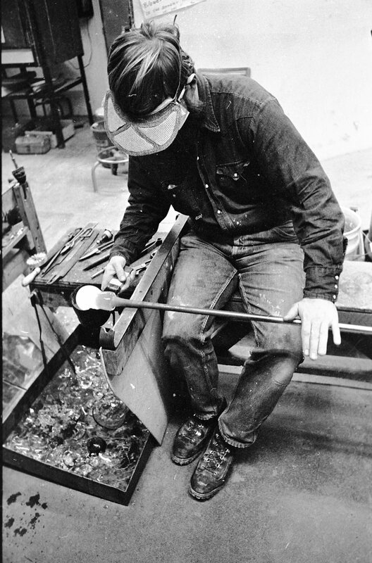 1974 Art, Glass Sculpting 06