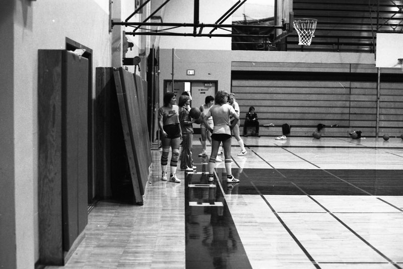 1981 Women's Basketball Practice